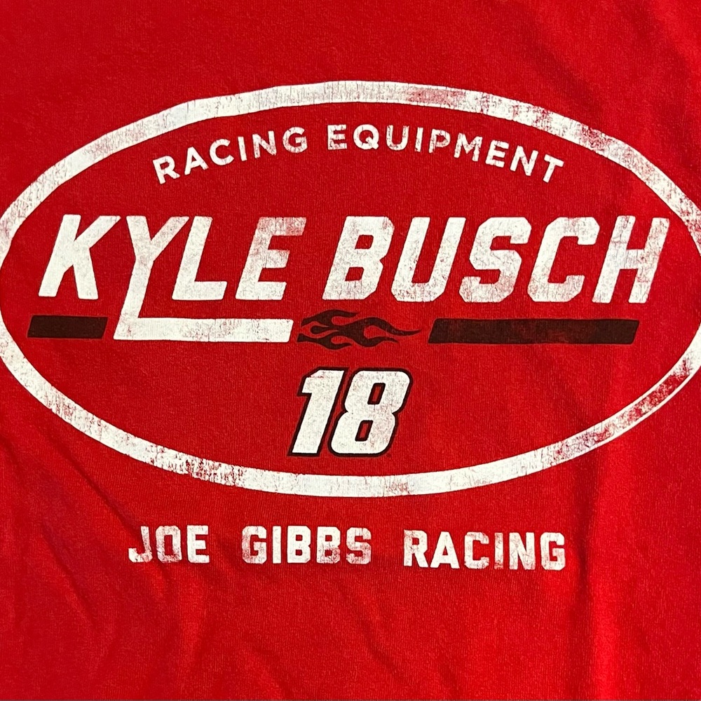 Kyle Busch‎ Racing Red T-Shirt - Picture 4 of 5